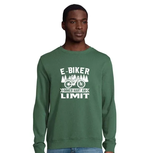 E-Biker Hart Am Limit EBike EMTB Mountainbiker Sweat Männer Comet Bio