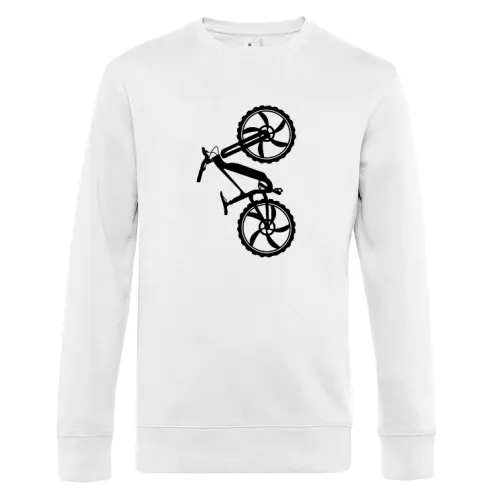 Ebike Fahrrad Vertikal Trail MTB Ebiker Radfahrer Sweat Männer King Crew Neck
