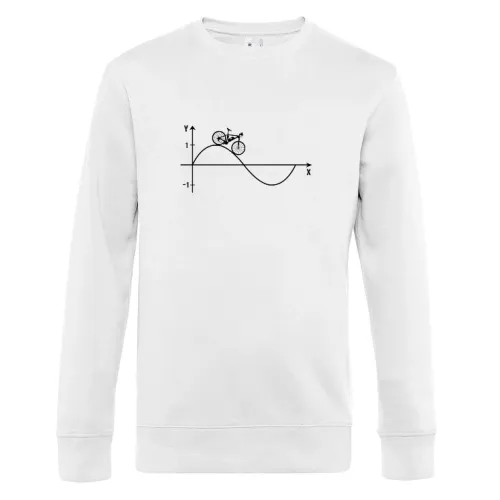 Ebike Herzschlag Sinus Sinuskurve Fahrrad Sweat Männer King Crew Neck