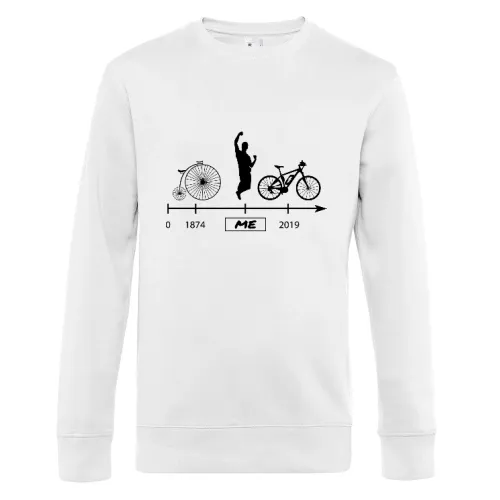 Ebike Hochrad Fahrrad Evolution Farbe wählbar Sweat Männer King Crew Neck