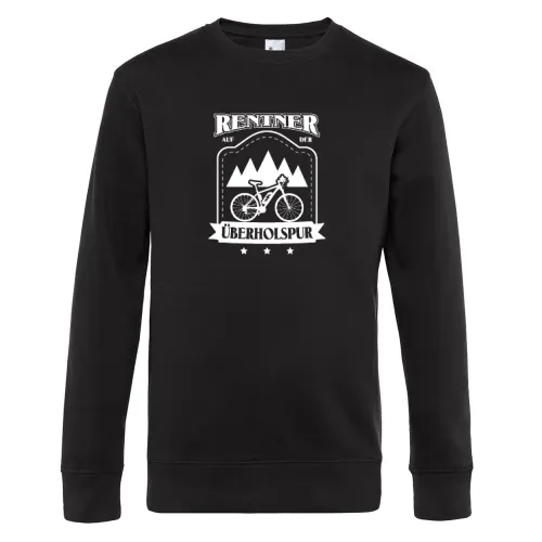 Ebike MTB Rentner auf der Ueberholspur Sweat Männer King Crew Neck