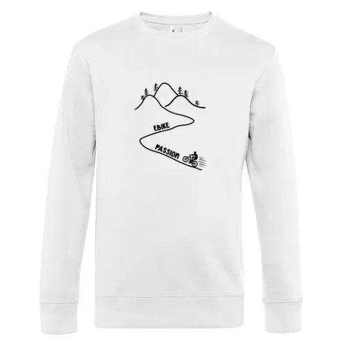 Ebike Passion Ebiker am Berg E-Bike Radfahrer Sweat Männer King Crew Neck