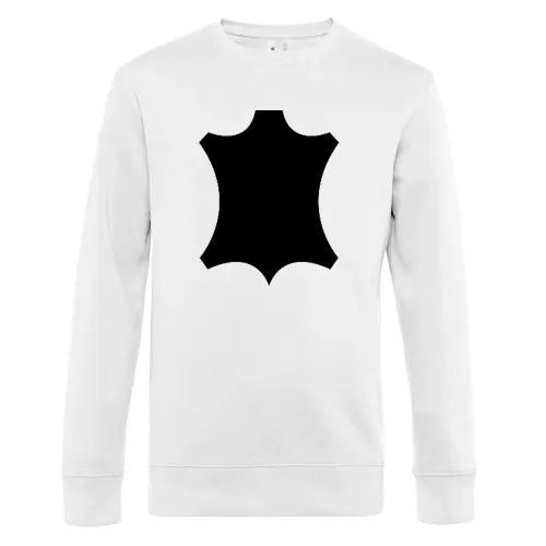 Echt Leder Emblem 2.0 Sweat Männer King Crew Neck
