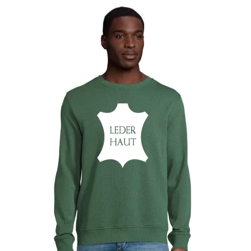 Echt Leder Lederhaut Emblem Sweat Männer Comet Bio