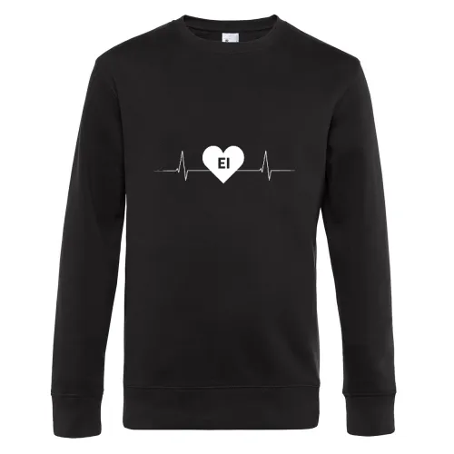 Eichstätt EI Nummernschild Herzschlag Sweat Männer King Crew Neck