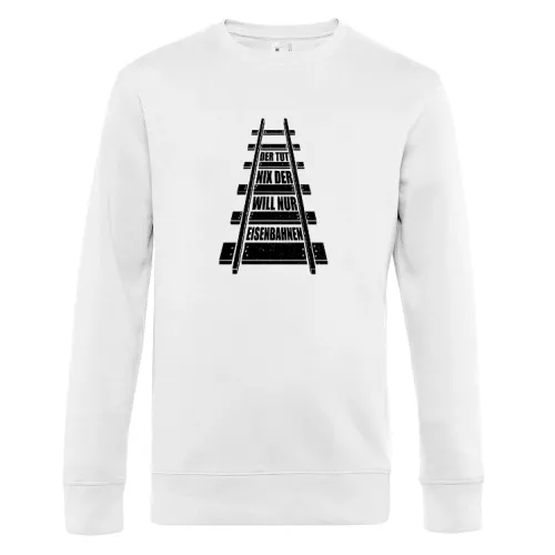 Eisenbahner Spruch Zuggleisen Modelleisenbahner Sweat Männer King Crew Neck