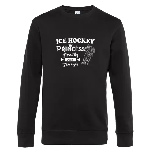 Eishockey Hockey Spielerin Ice Hockey Princess Sweat Männer King Crew Neck