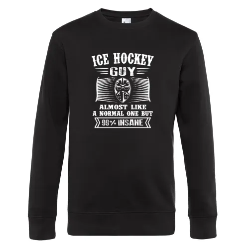 Eishockey Ice Hockey Guy Not Normal But Insane Männer Sweat Eishockey Ice Hockey Guy Not Normal But Insane Sweat