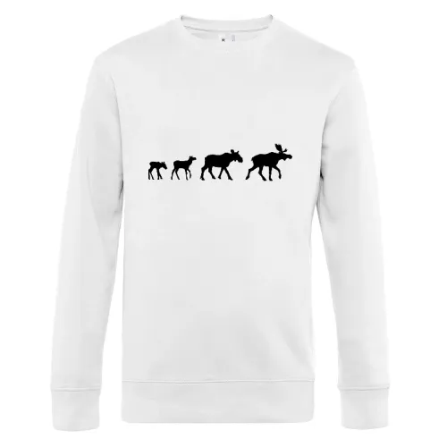 Elch Familie Männer Sweat