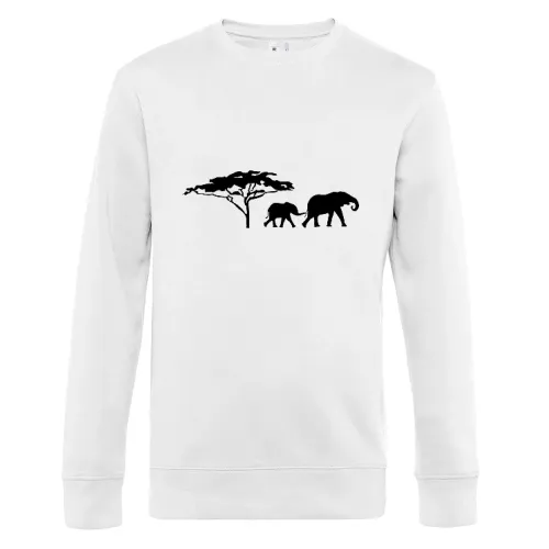 Elefanten in der Savanne Männer Sweat