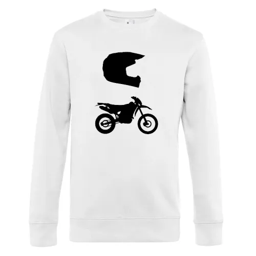 Enduro Cross und Helm Männer Sweat Enduro Cross und Helm Sweat