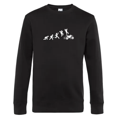 Enduro Stichmännchen Motorrad Evolution Sweat