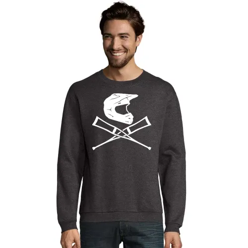Endurohelm mit Krücken 2.0 Männer Sweat