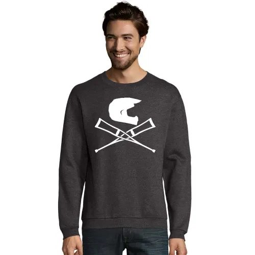 Endurohelm mit Krücken Männer Sweat