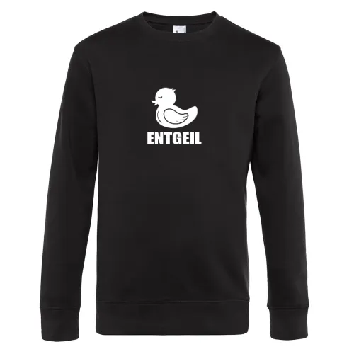 Ente Entgeil Motiv Entchen Gummiente Quitscheente Männer Sweat