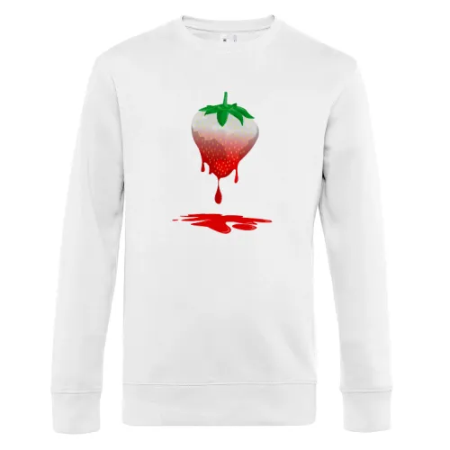 Erdbeerenfarbe Männer Sweat Erdbeerenfarbe Sweat