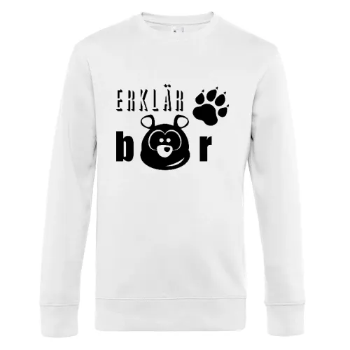Erklärbär mit Tatze Sweat Männer King Crew Neck