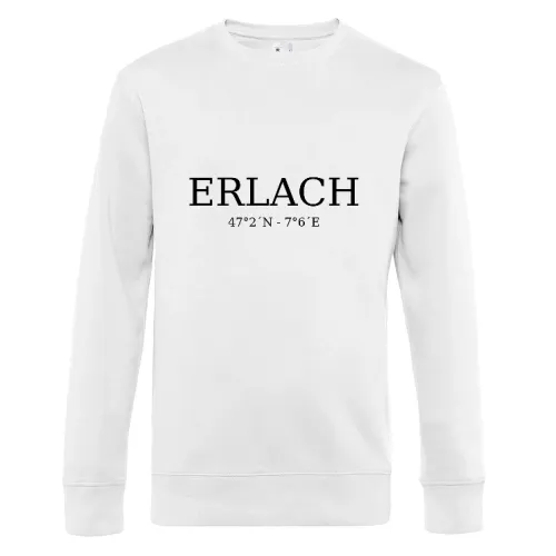 Erlach Koordinaten Sweat Männer King Crew Neck