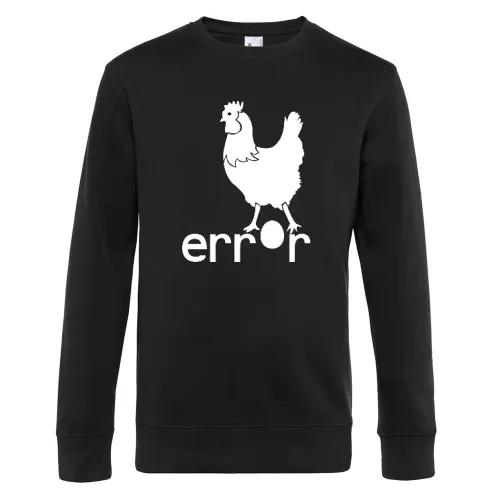Error Huhn Sweat Männer King Crew Neck
