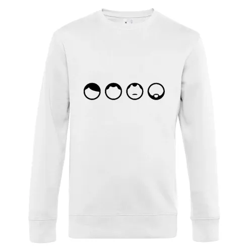 Evolution Haar Frisure Sweat Männer King Crew Neck