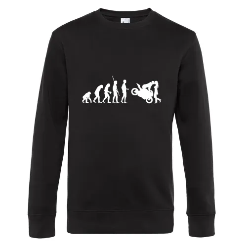 Evolution Motorradkuß Männer Sweat Evolution Motorradkuß Sweat