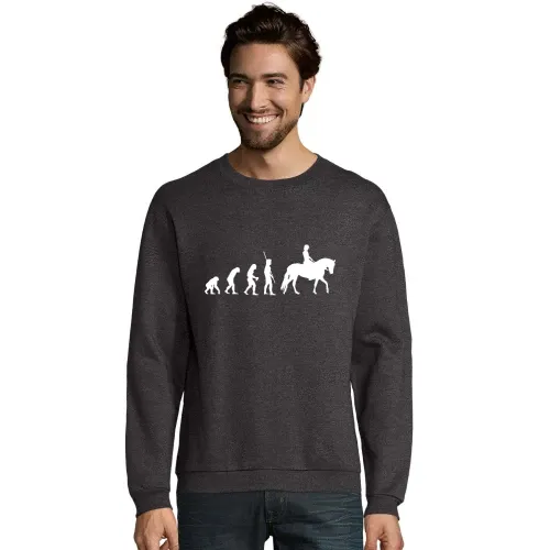Evolution Pferd Frau Männer Sweat