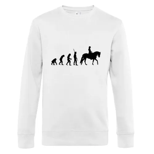 Evolution Pferd Frau Männer Sweat