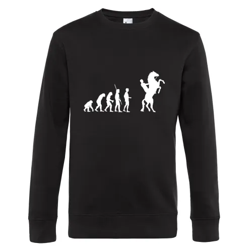 Evolution Pferd hoch Sweat Männer King Crew Neck