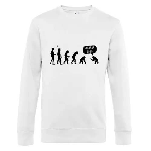 Evolution Rückwärts Uh Uh Uh Sweat Männer King Crew Neck
