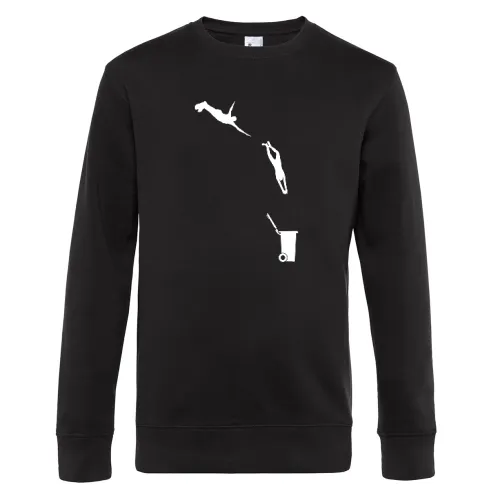 Evolution Sprung in die Tonne Männer Sweat