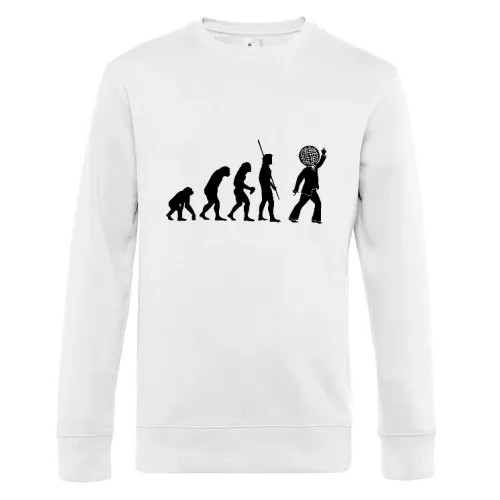 Evolution Tänzer mit Diskokugel  Sweat Männer King Crew Neck