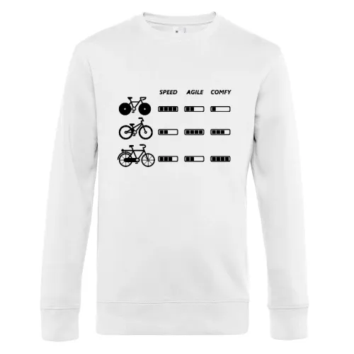 Fahrrad Auslegung Mountainbike Rennrad Citybike Sweat Männer King Crew Neck
