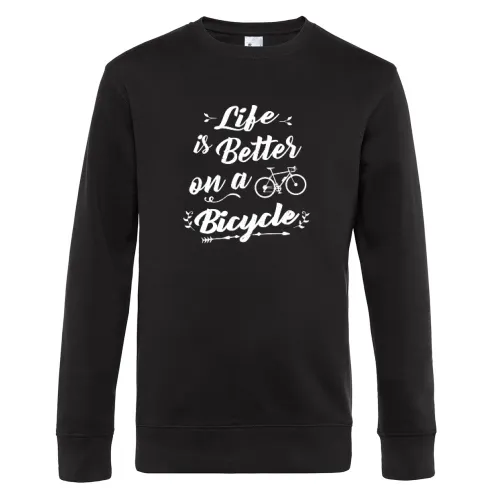 Fahrrad Bike Radfahrer Spruch MTB Fahrradfahren Sweat Männer King Crew Neck