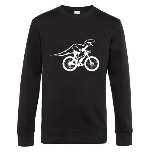 Fahrrad Dino Bike Dinosaurier Mountainbike MTB Rex Sweat Männer King Crew Neck