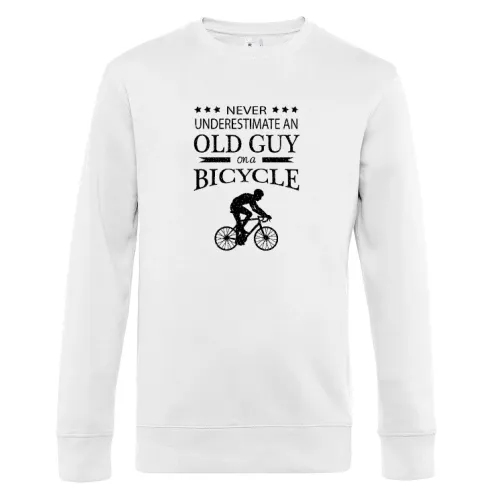 Fahrrad Radfahrer Rentner Biker Alter Mann Spruch Sweat Männer King Crew Neck