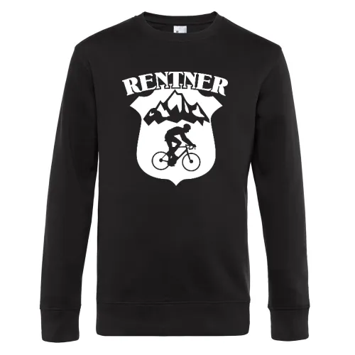 Fahrrad Rentner Bike Rente Rennrad Radfahrer Opa Sweat Männer King Crew Neck