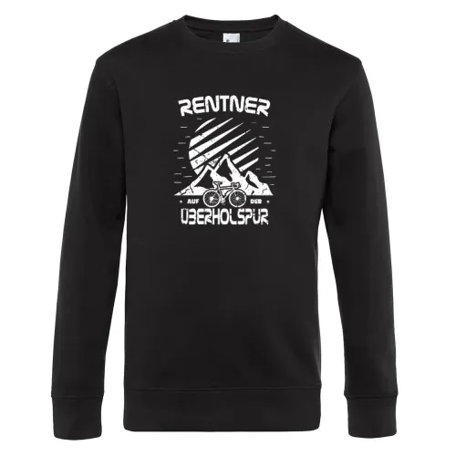 Fahrrad Rentner Spruch Berge Bike lustig Männer Sweat