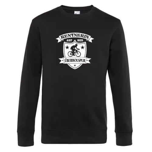 Fahrrad Rentnerin auf der Ueberholspur Männer Sweat