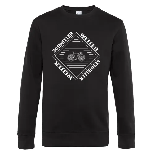 Fahrrad Schneller Weiter Sweat Männer King Crew Neck