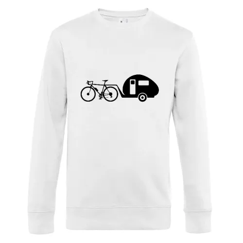 Fahrrad Wohnwagen Fahrradwohnwagen Radfahrer Sweat Männer King Crew Neck