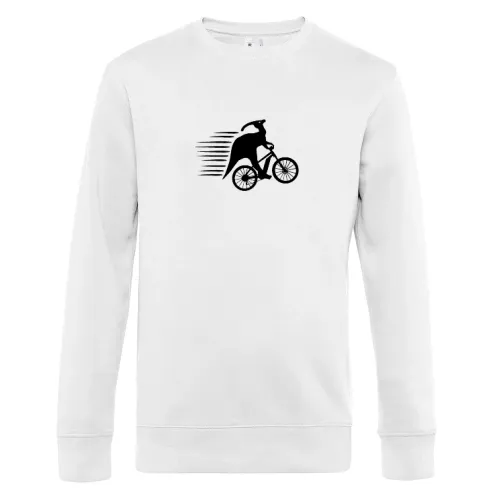 Fahrradfahren MTB Bike Dino Radfahrer Dinosaurier Sweat Männer King Crew Neck
