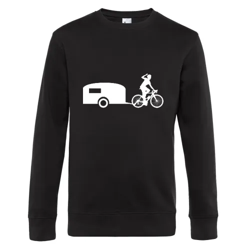 Fahrradwohnwagen Fahrrad Wohnwagen Radfahrer Sweat Männer King Crew Neck