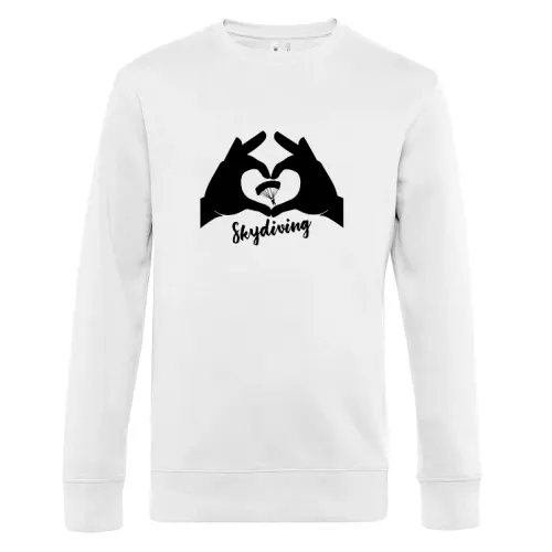 Fallschirmspringer Herz Zeichen Skydiving Geschenk Sweat