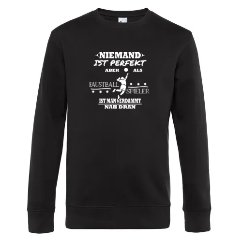 Faustball Fausballspieler Perfekt Fistball Motiv Sweat Männer King Crew Neck