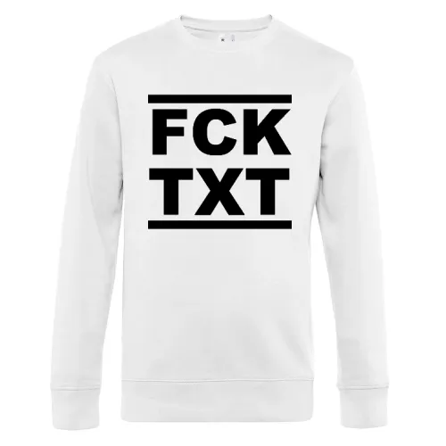 FCK dein Text Sweat Männer King Crew Neck