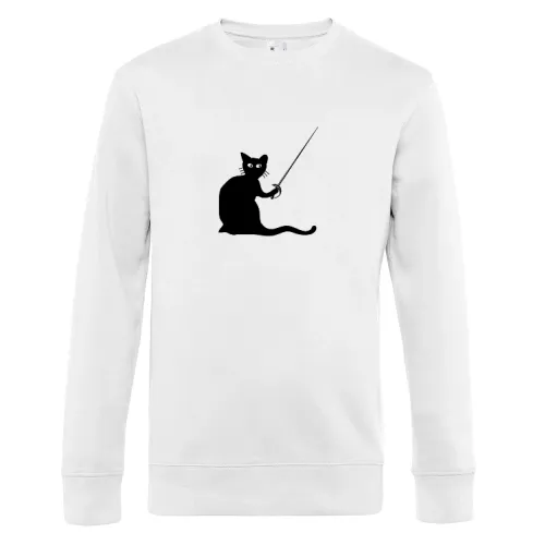 Fechten Katze Fechter Männer Sweat