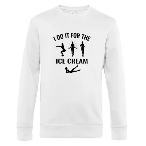 Fitness Sport - I Do It For The Ice Cream Sweat Männer King Crew Neck
