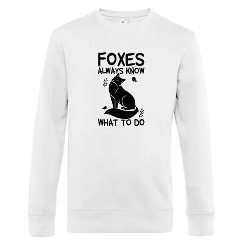Foxes Know What To Do - Fuchs Fuchsliebhaber Sweat Männer King Crew Neck