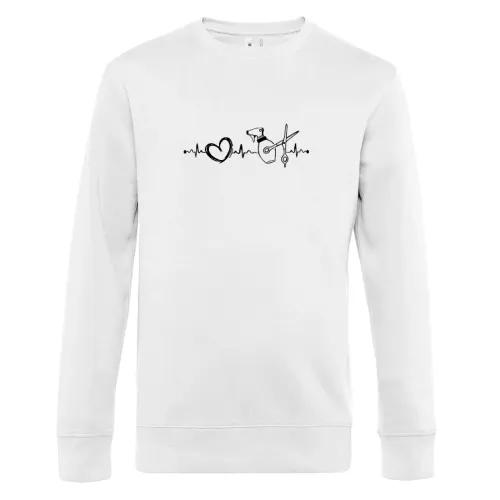 Friseure Herzschlag Friseursalon mit Herz Sweat
