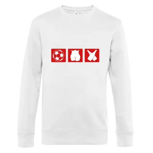 Fussball Ficken Alkohol Sweat Männer King Crew Neck